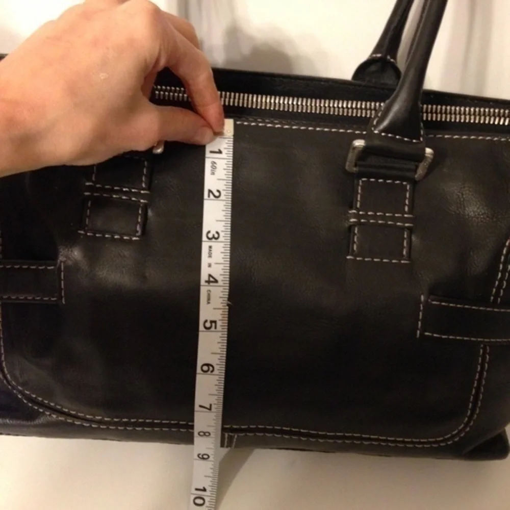 Michael Kors black Leather vintage purse bag